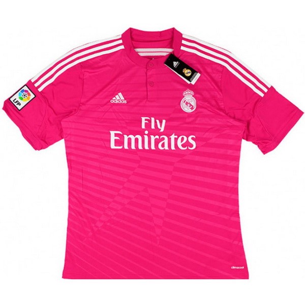 Camiseta Real Madrid Segunda Retro 2014 2015 Rosa